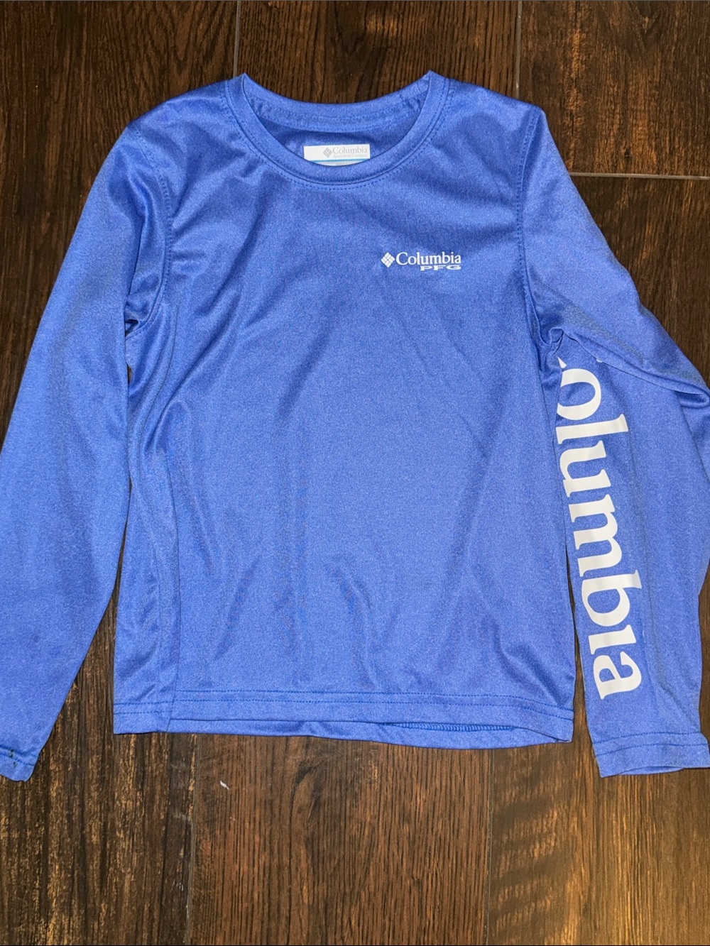 Columbia Royal Blue Long Sleeve Logo Tee